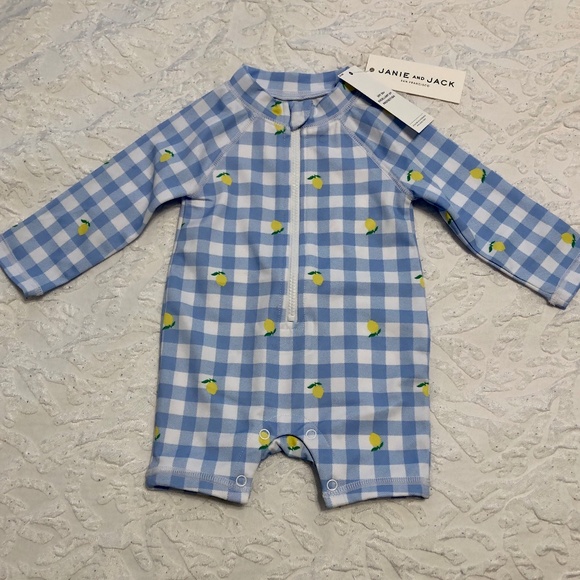 Janie & Jack Baby 0-3M swimsuit - NWT